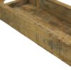 Jumbo Rectangular Wooden Block Serving Tray