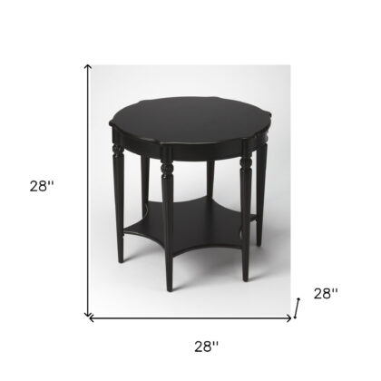 Black Licorice Accent Table