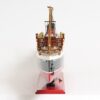 12" Black and Red RMS Queen Mary Large Boat Hand Painted Decorative Boat