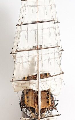 50" Wood Brown Hand Painted Sculpture