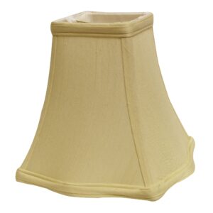 10" Antique White Premium Square Monay Shantung Lampshade