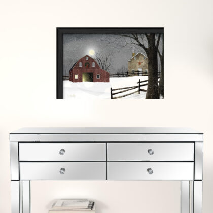 Light In The Stable 6 Black Framed Print Wall Art