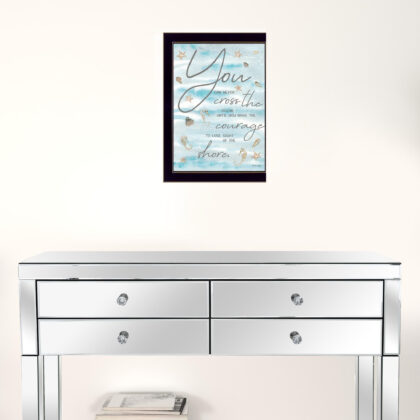 You Can Never 1 Black Framed Print Wall Art