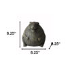 8" Antiqued Gray Chubby Rabbit Garden Statue