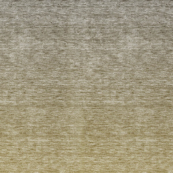 10' X 14' Gold Beige And Taupe Ombre Washable Indoor Outdoor Area Rug