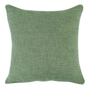 20" X 20" Forest Green Diamond Cotton Zippered Pillow
