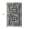 13' X 15' Abstract Power Loom Distressed Area Rug