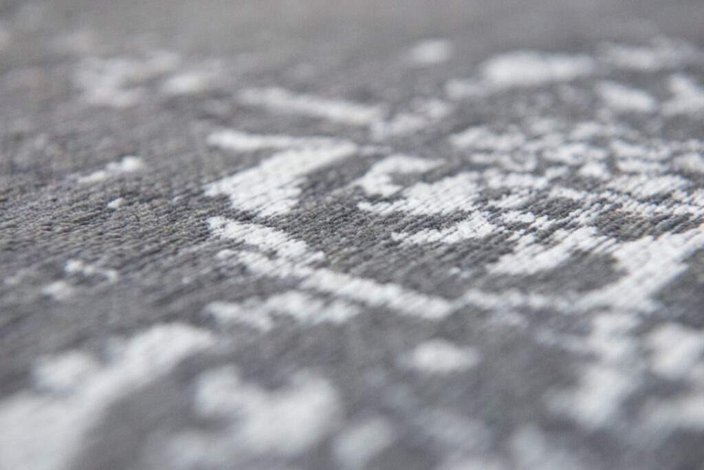 8' x 11' Gray Medallion Non Skid Area Rug