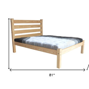 Natural Solid Wood Twin Bed Frame