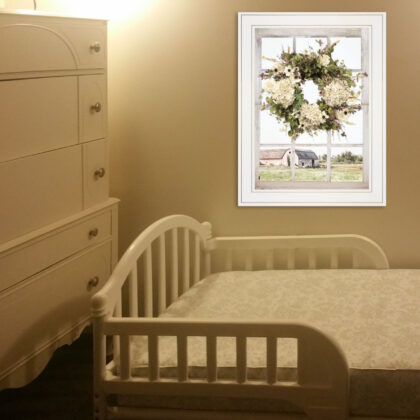Pleasant View 2 White Framed Print Wall Art