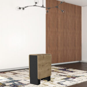 24" Black Dining Table