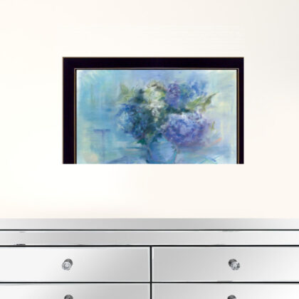 Bouquet 1 Black Framed Print Wall Art