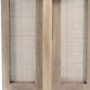 22" Natural Solid Wood And Rattan Round End Table