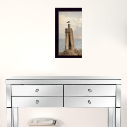 Birds Eye View 1 Black Framed Print Wall Art