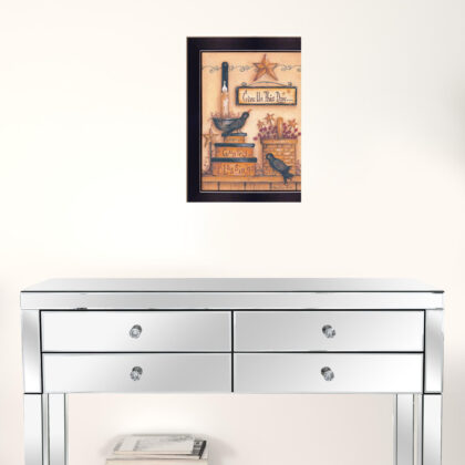 Give Us This Day Black Framed Print Wall Art
