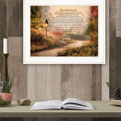 If You Could See Me Now 4 White Framed Print Wall Art