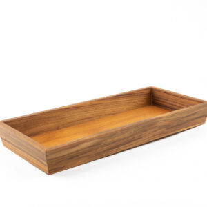 Traditional Solid Teak Vanity Tray