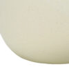 18" Cream Ceramic Round Table Lamp With Cream Drum Shade