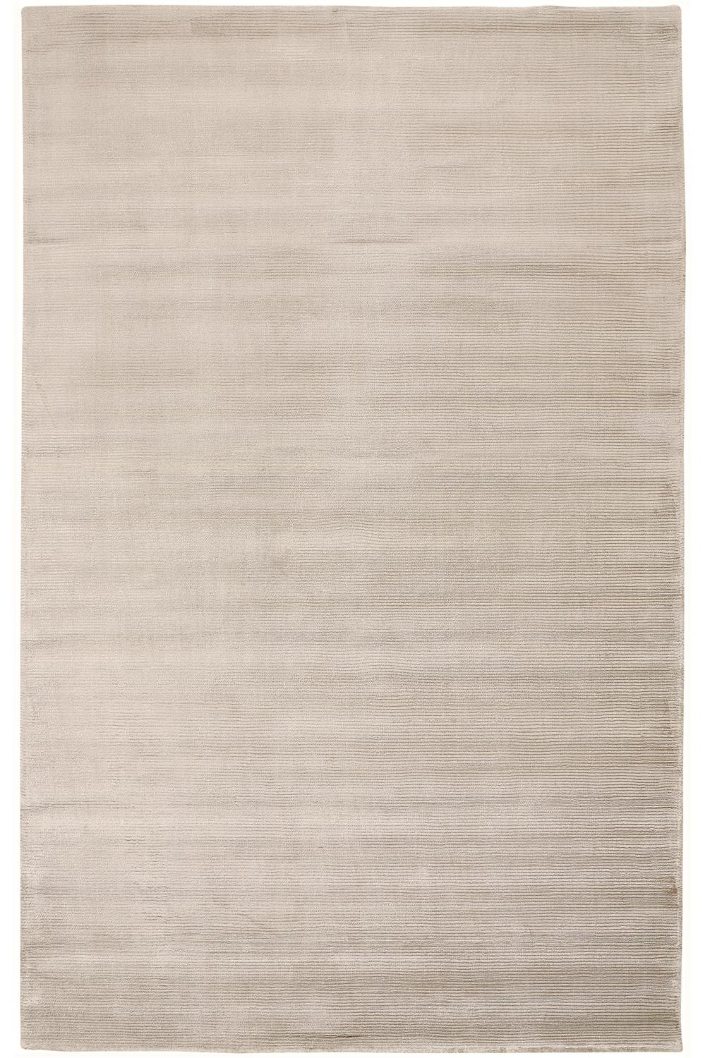 10' X 13' Ivory And Taupe Hand Woven Distressed Area Rug