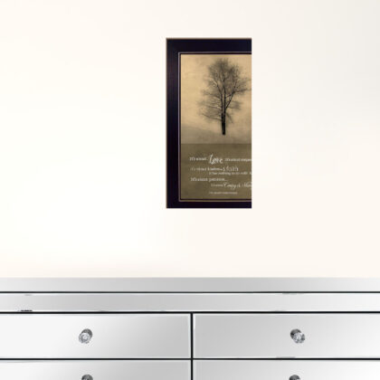 Its All About Love Black Framed Print Wall Art