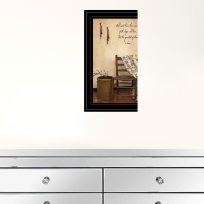 These Three Remain 3 Black Framed Print Wall Art