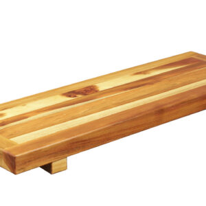 29" Natural Teak Wood Bath Tray And Seat