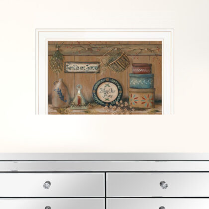 Treasures On The Shelf II 2 White Framed Print Wall Art