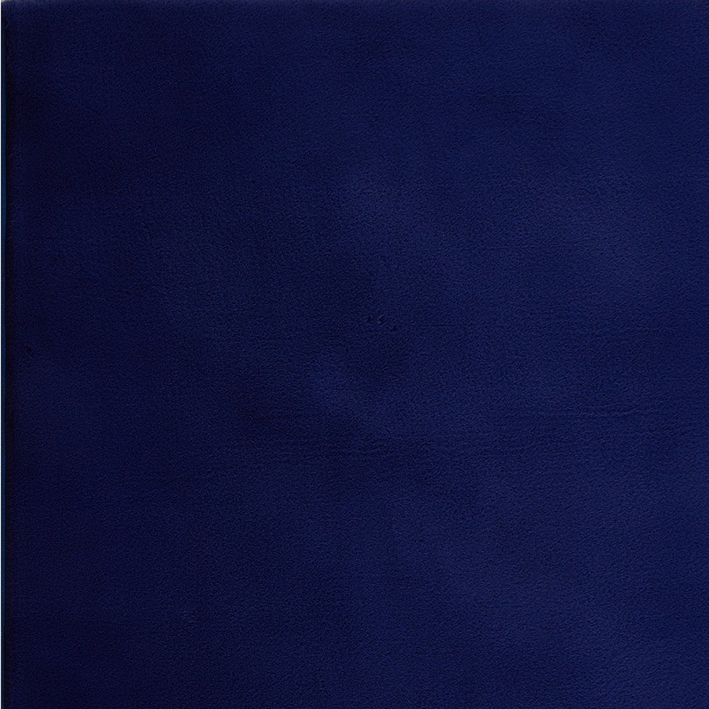 7' x 10' Navy Blue Faux Fur Shag Non Skid Area Rug