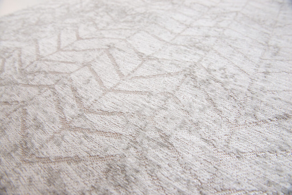 3' X 5' Gray and White Chevron Non Skid Area Rug