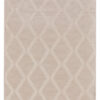 10' X 13' Ivory And Tan Geometric Stain Resistant Area Rug