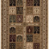 5’ x 8’ Cream Traditional Decorative Area Rug