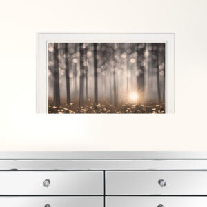 Enchanted Morning 1 White Framed Print Wall Art