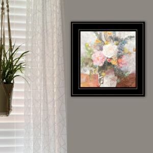 Table Bouquet 2 [3] Black Framed Print Wall Art