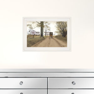 Headin Home 1 White Framed Print Wall Art