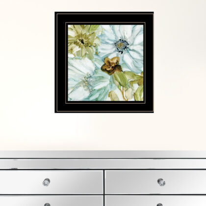 Sea Glass Garden I 3 Black Framed Print Wall Art