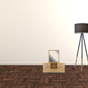 63" Walnut Six Drawer Combo Dresser