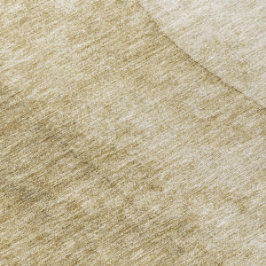 8' Taupe Beige And Ivory Round Ombre Washable Indoor Outdoor Area Rug