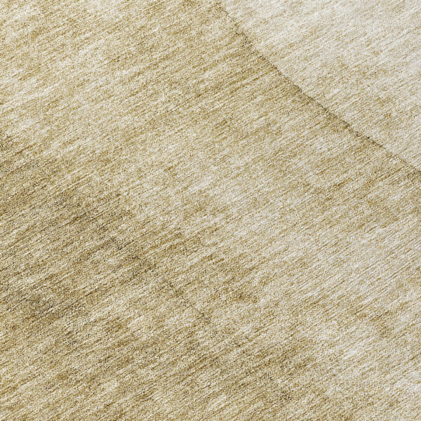 8' Taupe Beige And Ivory Round Ombre Washable Indoor Outdoor Area Rug