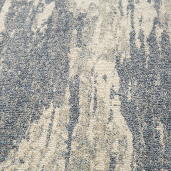 6' x 9' Gray Abstract Power Loom Area Rug