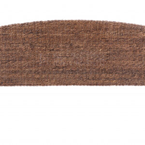 Brown Natural and Rustic Woven Banana Leaf Curved Queen Size Headboard