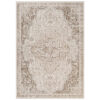 6' x 9' Cream Medallion Power Loom Area Rug