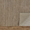 2' X 3' Tan And Gray Hand Woven Area Rug