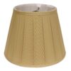 16" Primrose Slanted Crimped Box Shantung Lampshade