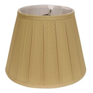 16" Primrose Slanted Crimped Box Shantung Lampshade