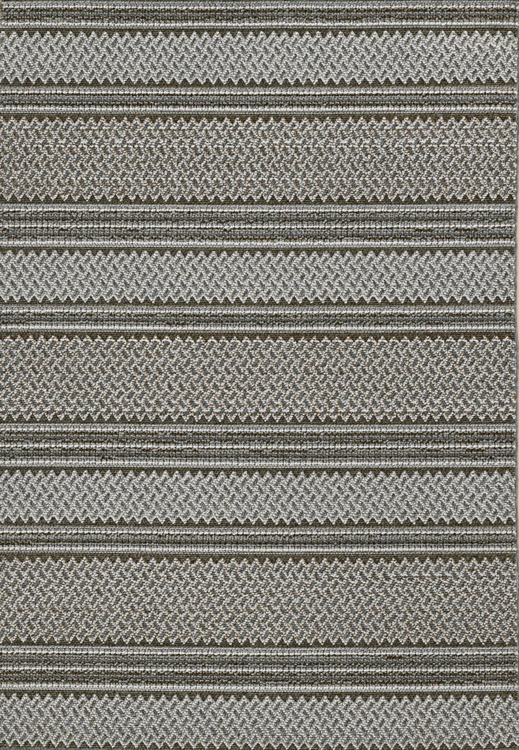 5' X 8' Grey Geometric Area Rug