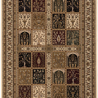 7’ x 9’ Cream Traditional Decorative Area Rug