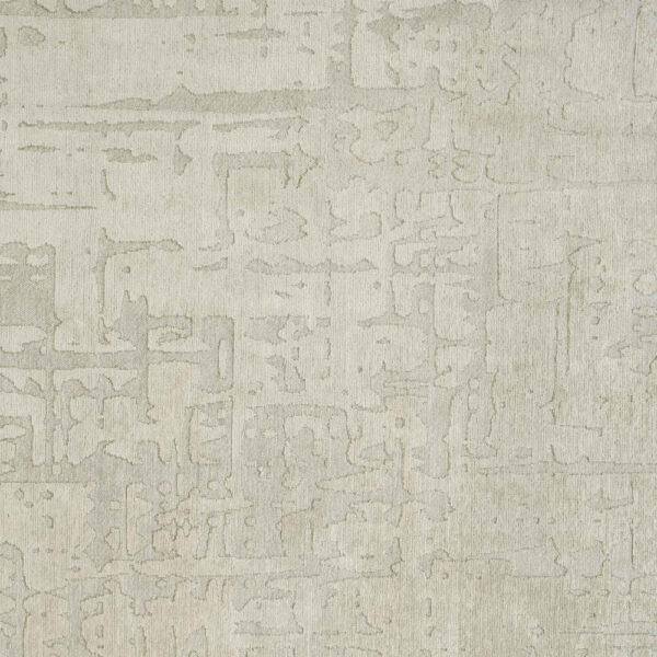 3' X 5' Gray and Beige Abstract Non Skid Area Rug