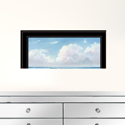 Beach 8 Black Framed Print Wall Art