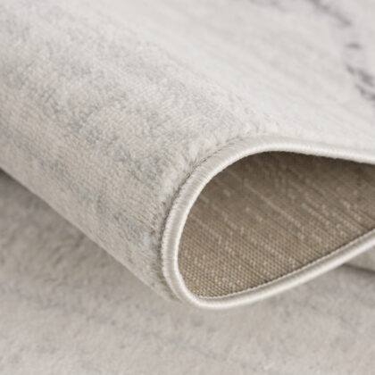 8' X 10' Gray Geometric Dhurrie Area Rug