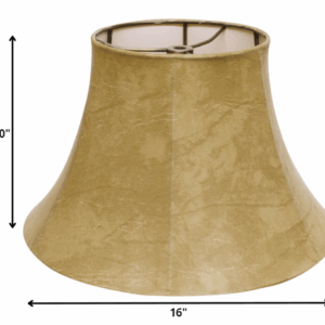 16" Faux Snakeskin Slanted Softback Parchment Lampshade